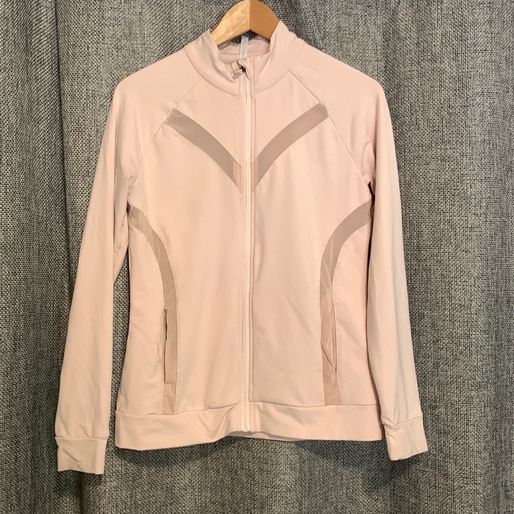 Fabletics mesh running athletic jacket